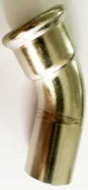 316L Stainless Steel 45° Plain End Elbow 108