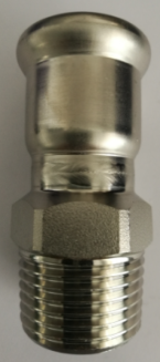 316L Stainless Steel Male Coupling 88.9×R3