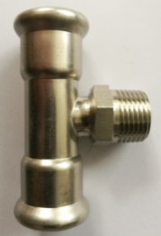 316L Stainless Steel Male Tee 54×R2