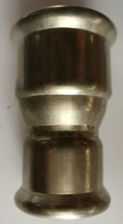 316L Stainless Steel Reducing Coupling 28x22