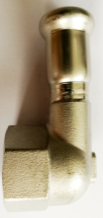 316L Stainless Steel Short Female Elbow 35×Rp1-1/4