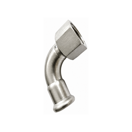 316L Stainless Steel Female Elbow 90° 15×Rp1/2