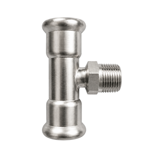 316L Stainless Steel Male Tee 15×R1/2